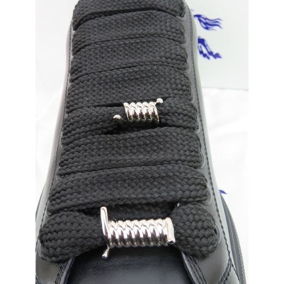 NIB BURBERRY RANGER BLACK LEATHER LACE UP HIKING BOOTS US 12.5 45.5 ITALY $990 - Picture 3 of 14